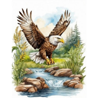 Eagle - Full Square Drill Diamond Painting 30*40CM