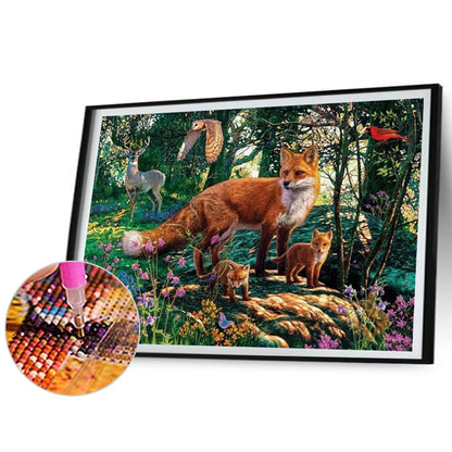 Fox - Full Square Drill Diamond Painting 50*40CM