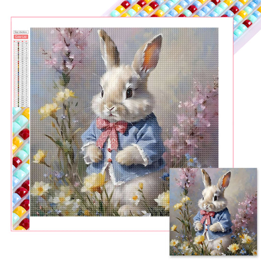 Rabbit - Full Square Drill Diamond Painting 30*30CM