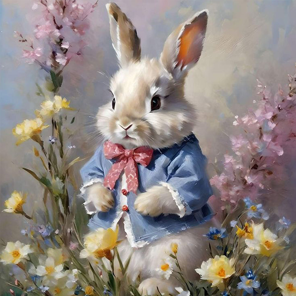 Rabbit - Full Square Drill Diamond Painting 30*30CM