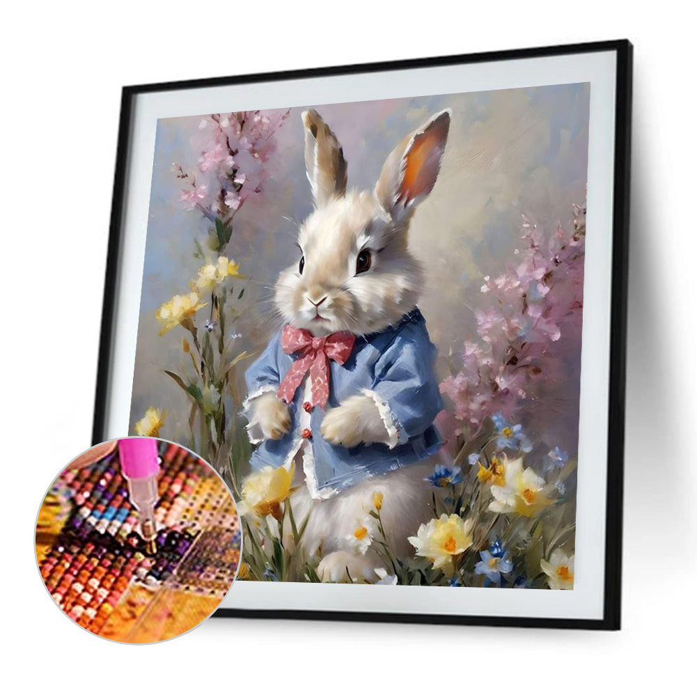 Rabbit - Full Square Drill Diamond Painting 30*30CM