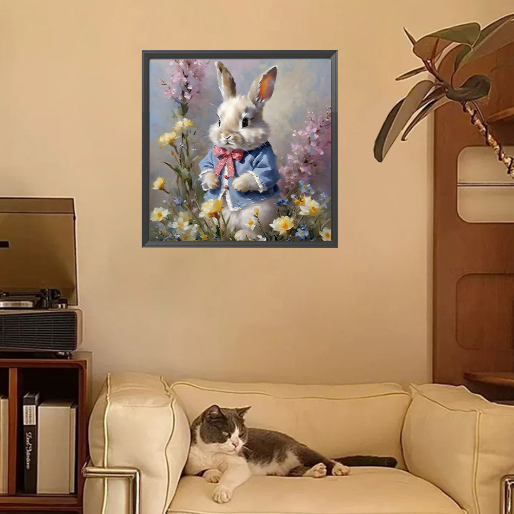 Rabbit - Full Square Drill Diamond Painting 30*30CM