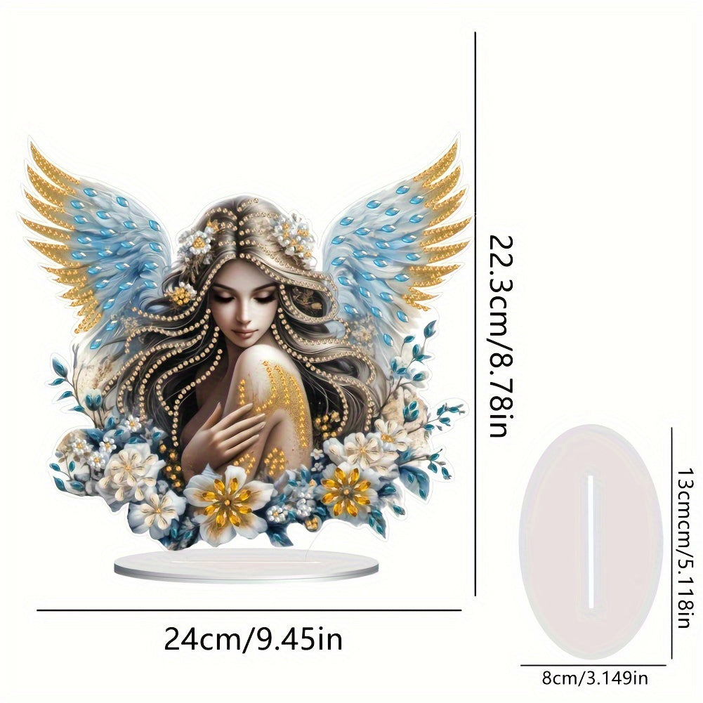 Angel Girl Desktop Diamond Painting Art Kits DIY Rhinestones Tabletop Ornaments