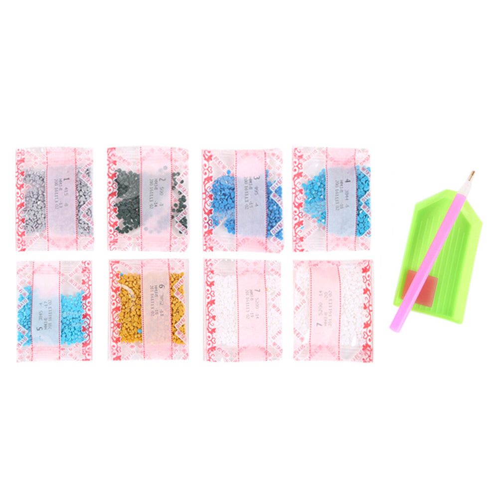 Colorful Birds And Flowers - Partial Special-Shaped Drill Diamond Painting 30*30CM