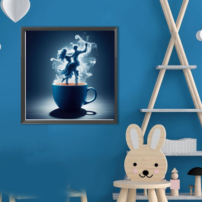 Dancer On Coffee - Full Round Drill Diamond Painting 40*40CM
