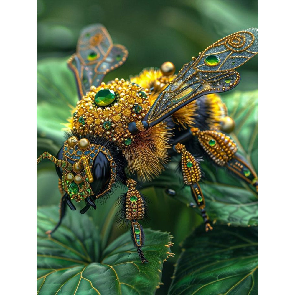 Gem Bee - Full Round Drill Diamond Painting 30*40CM