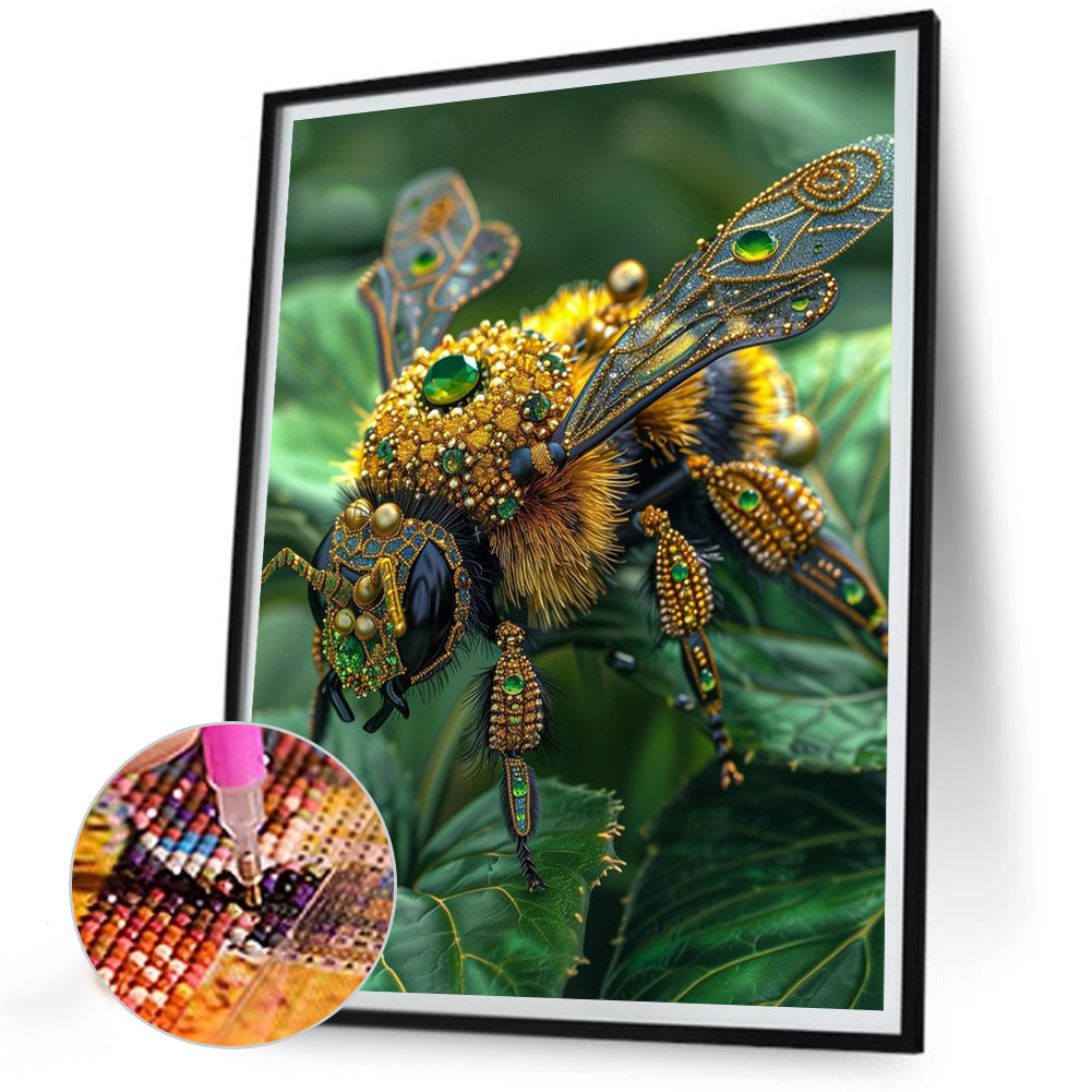 Gem Bee - Full Round Drill Diamond Painting 30*40CM