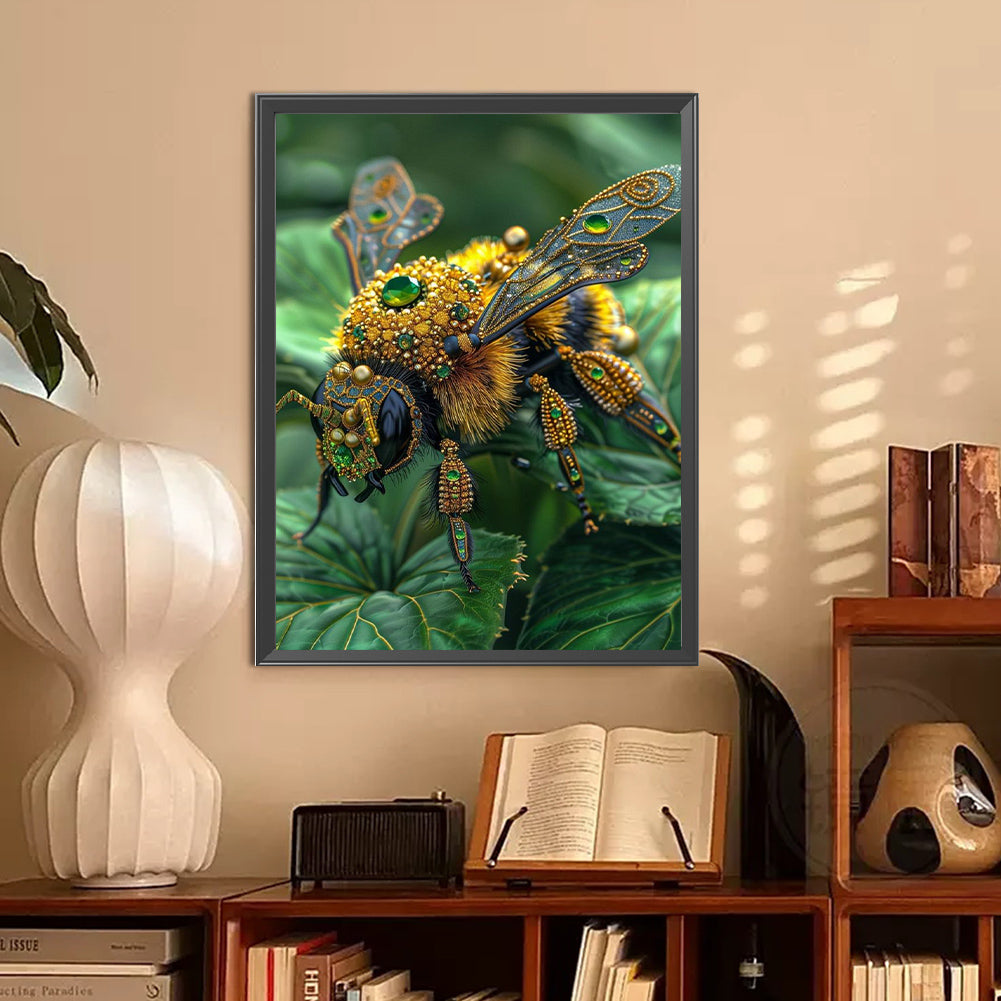 Gem Bee - Full Round Drill Diamond Painting 30*40CM