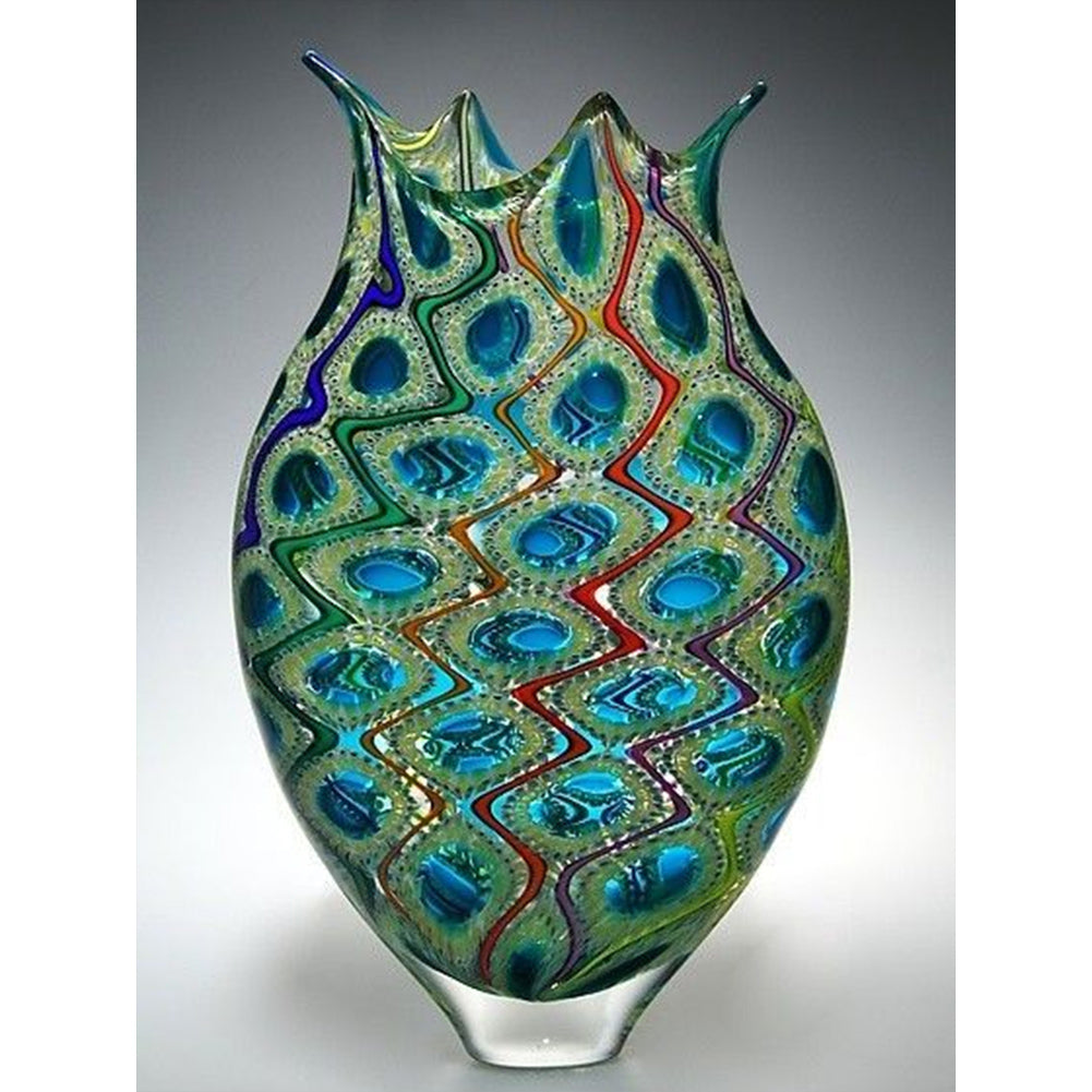 Ripple Vase - Full Round Drill Diamond Painting 30*40CM