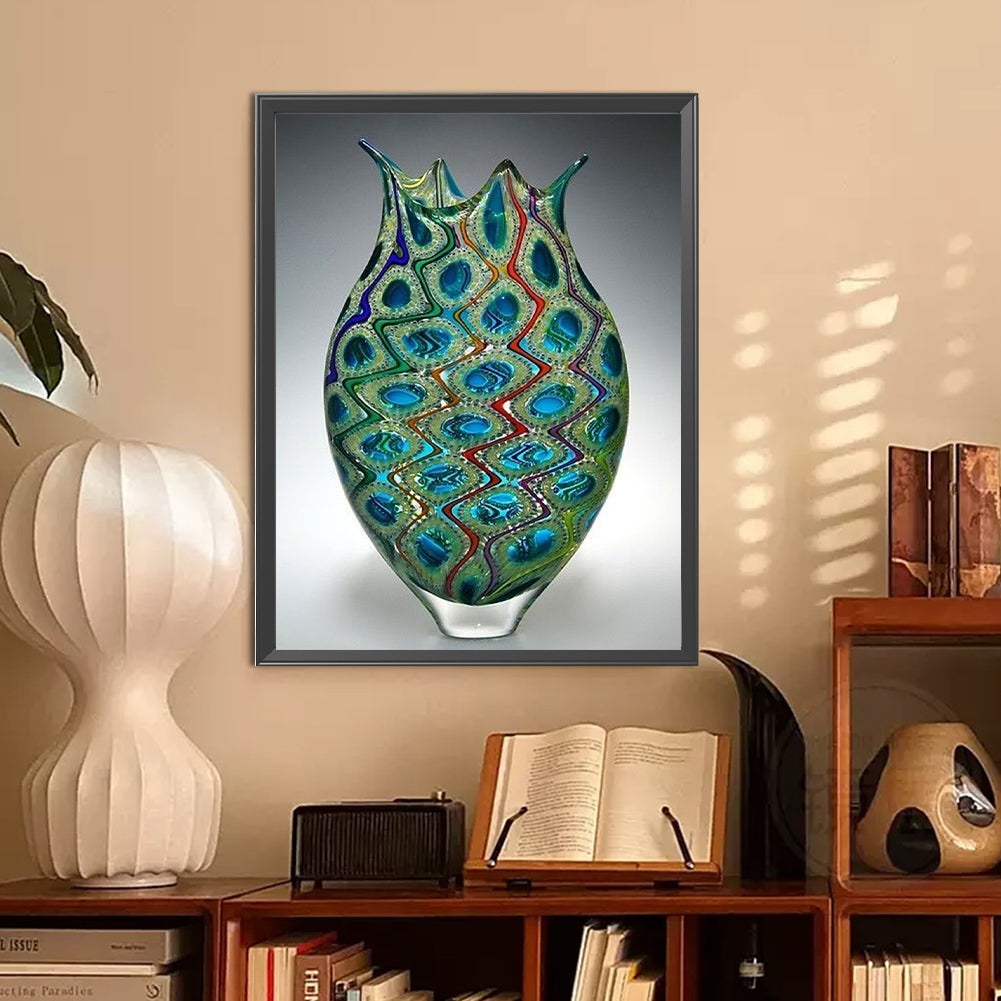Ripple Vase - Full Round Drill Diamond Painting 30*40CM