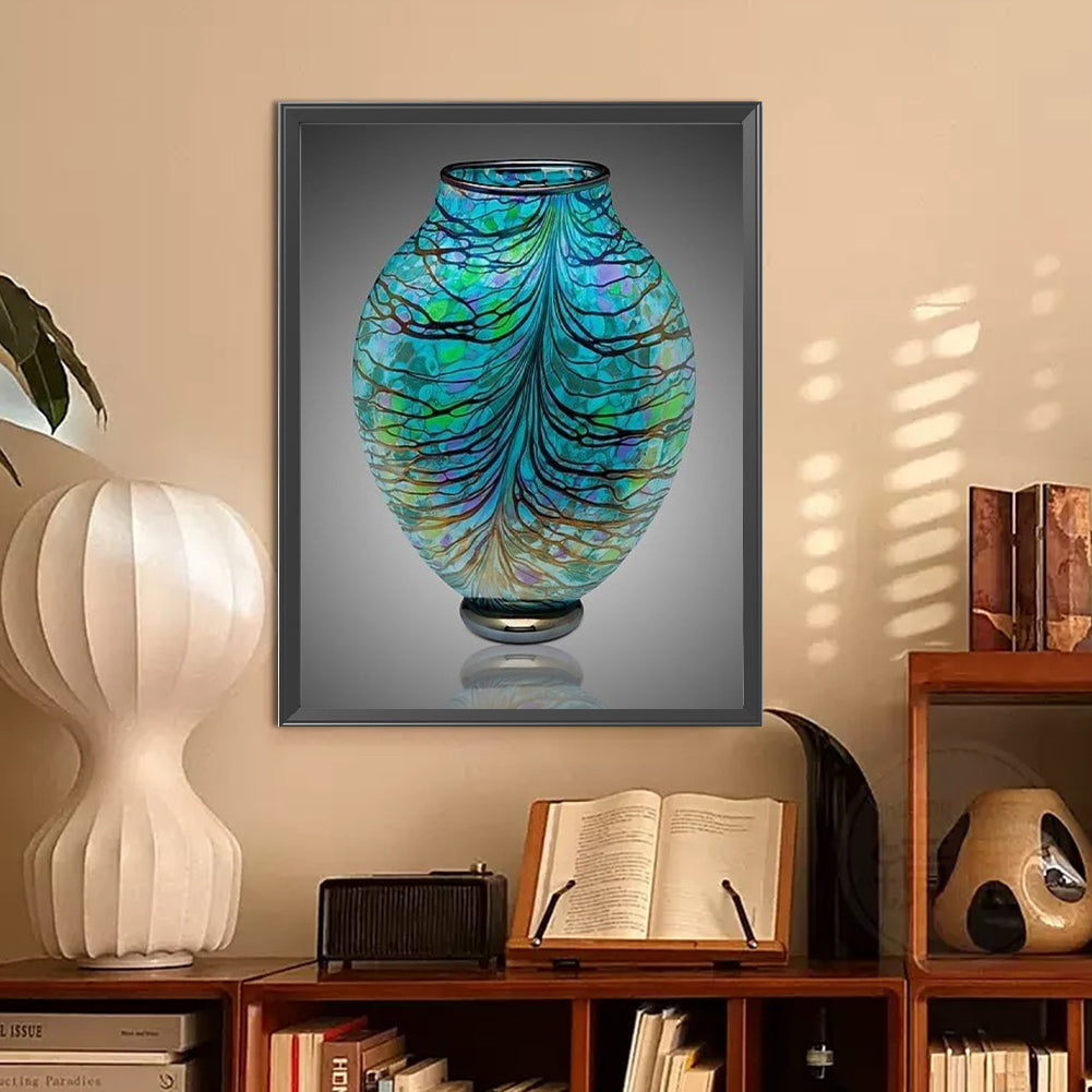 Branch Vase - Full Round Drill Diamond Painting 30*40CM