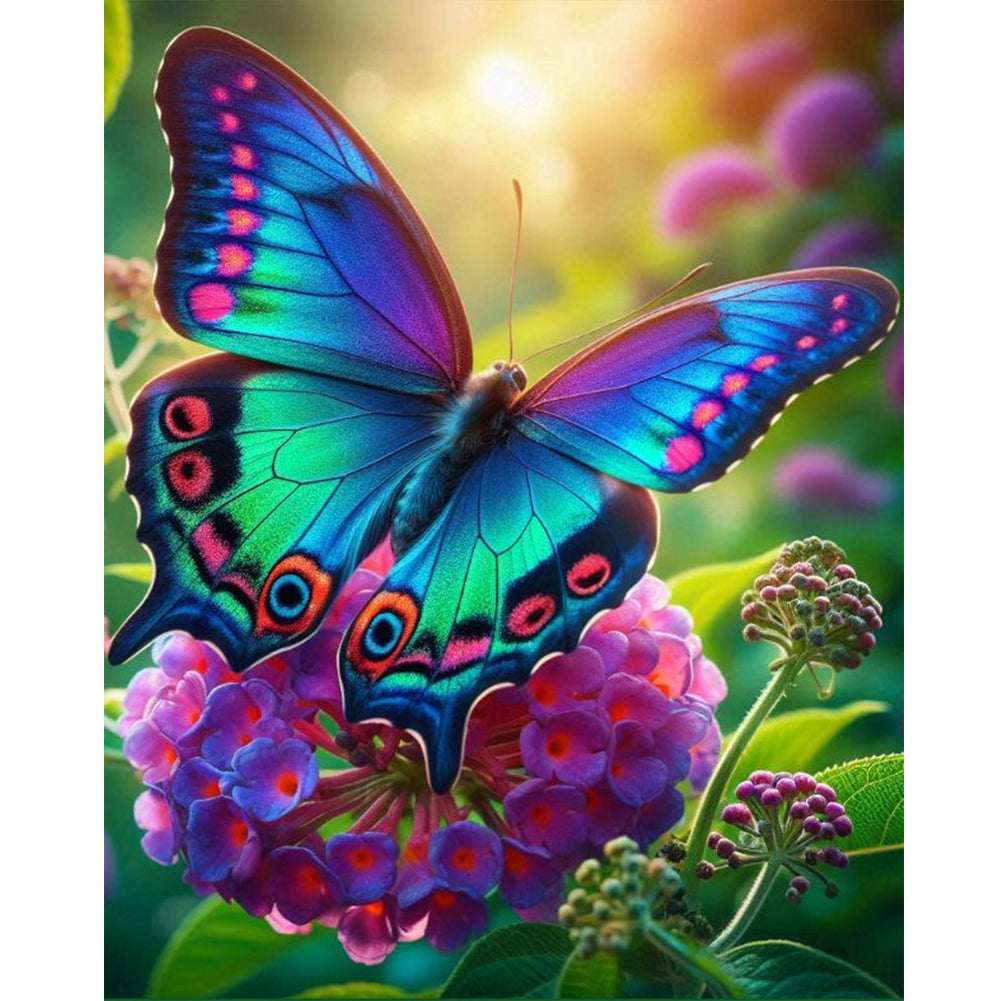 Butterfly - Full Round Drill Diamond Painting 40*50CM