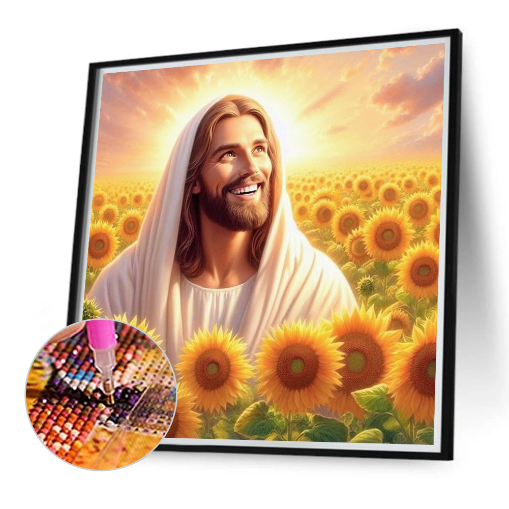 Jesus - Full Round Drill Diamond Painting 40*40CM
