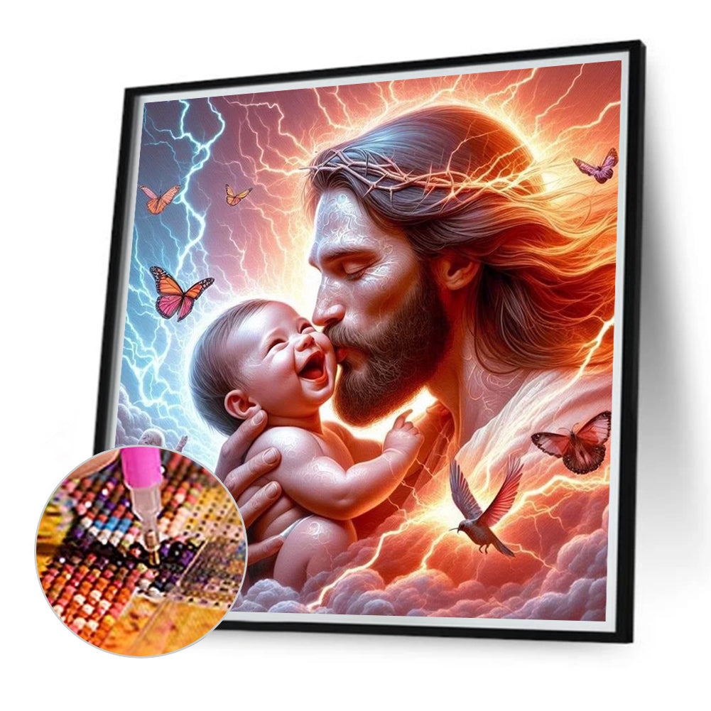 Jesus - Full Round Drill Diamond Painting 40*40CM