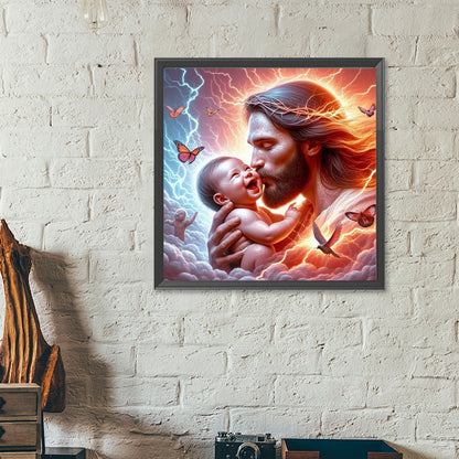 Jesus - Full Round Drill Diamond Painting 40*40CM
