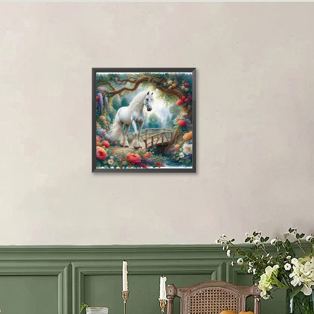 Horse - Full Round Drill Diamond Painting 40*40CM