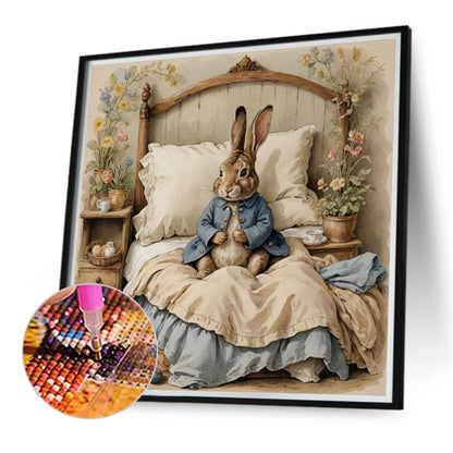 Rabbit - Full Round Drill Diamond Painting 40*40CM