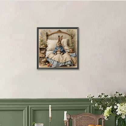 Rabbit - Full Round Drill Diamond Painting 40*40CM