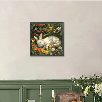 Rabbit - Full Round Drill Diamond Painting 40*40CM