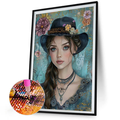 Classic Beauty - Full AB Round Drill Diamond Painting 40*60CM