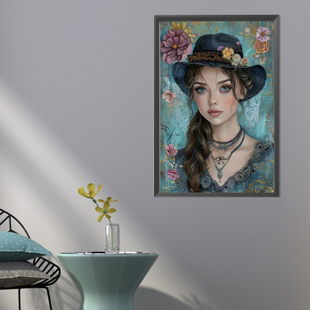 Classic Beauty - Full AB Round Drill Diamond Painting 40*60CM