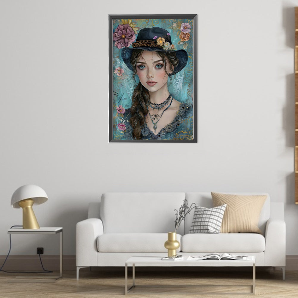 Classic Beauty - Full AB Round Drill Diamond Painting 40*60CM