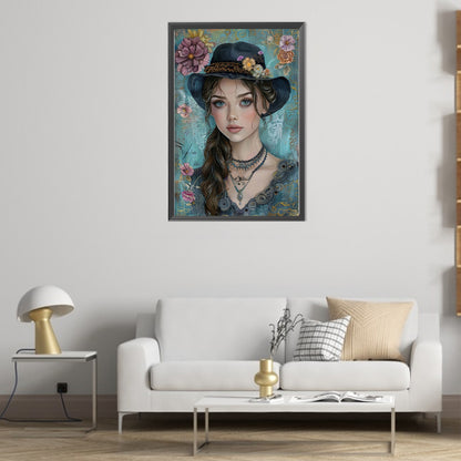 Classic Beauty - Full AB Round Drill Diamond Painting 40*60CM