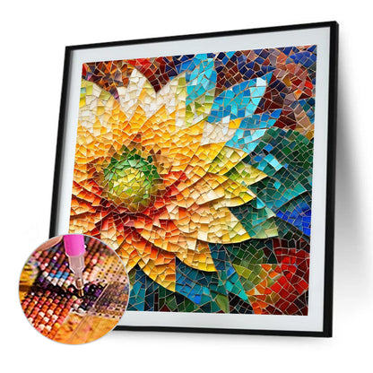 Glass Fragments Painting - Full Round Drill Diamond Painting 40*40CM