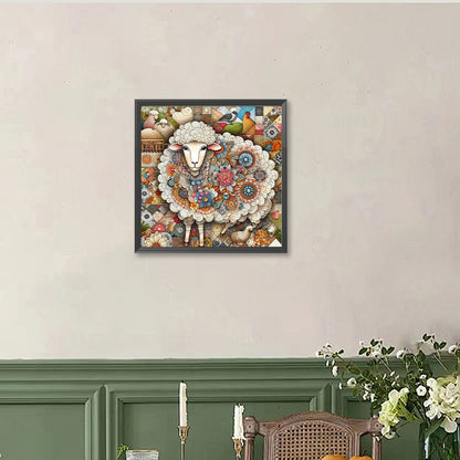 Sheep - Full Round Drill Diamond Painting 40*40CM