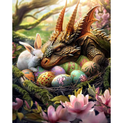 Egg Pterosaur - Full Round Drill Diamond Painting 40*50CM