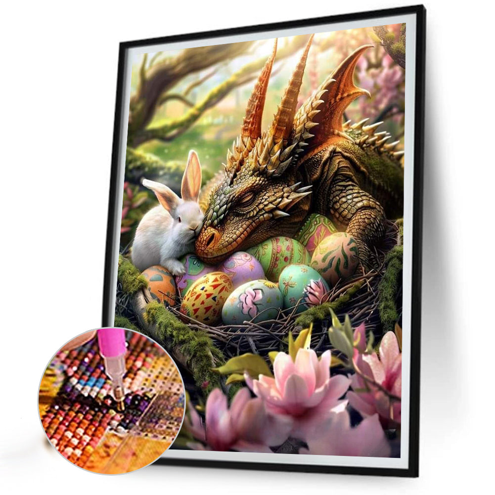 Egg Pterosaur - Full Round Drill Diamond Painting 40*50CM
