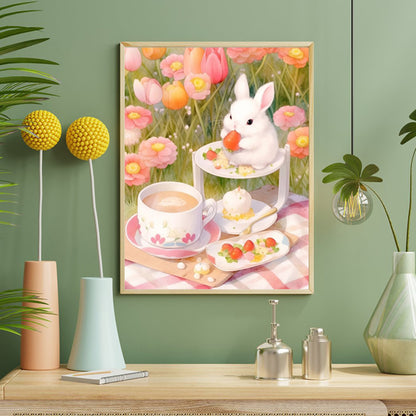 Rabbit - Full Round Drill Diamond Painting 40*50CM