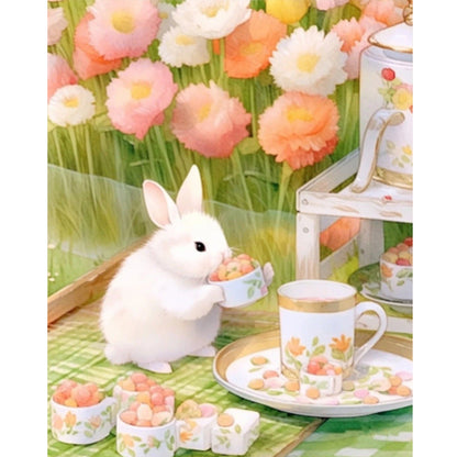 Rabbit - Full Round Drill Diamond Painting 40*50CM