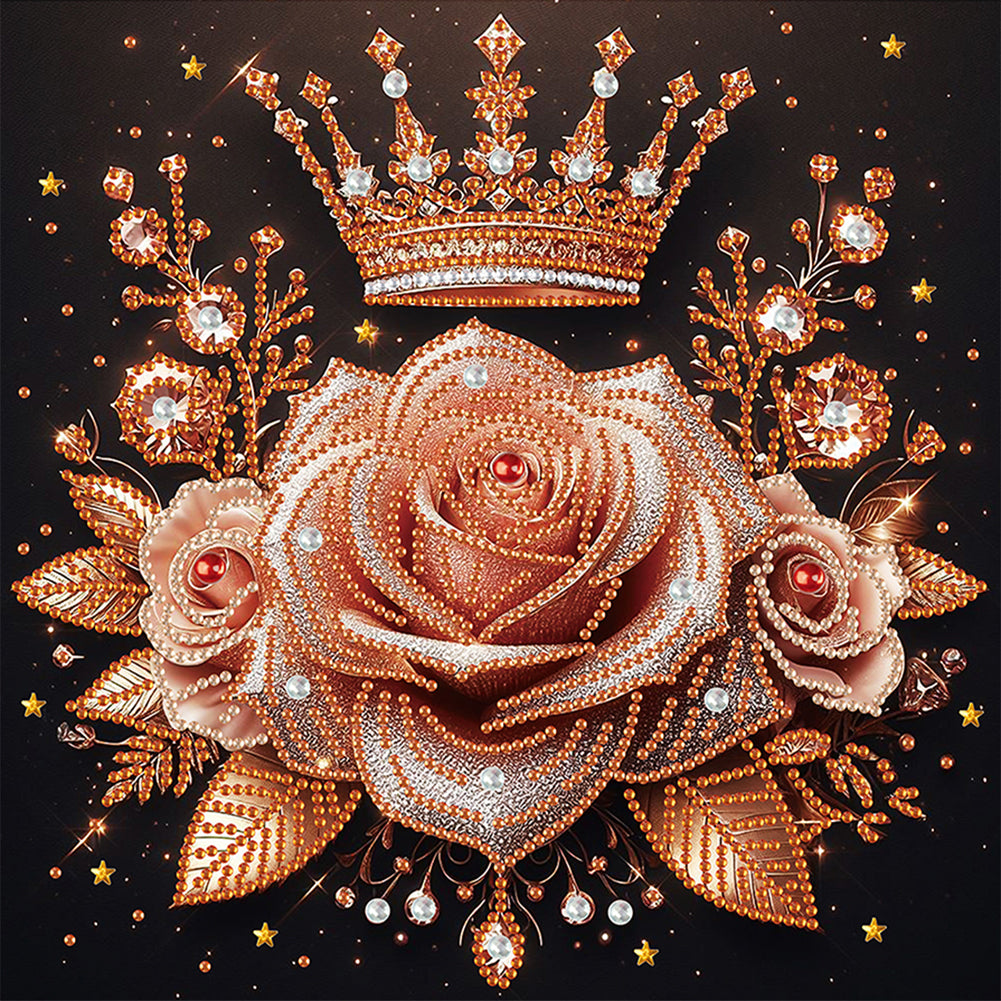 Dream Rose - Special Shaped Drill Diamond Painting 30*30CM