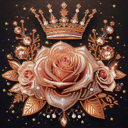 Dream Rose - Special Shaped Drill Diamond Painting 30*30CM