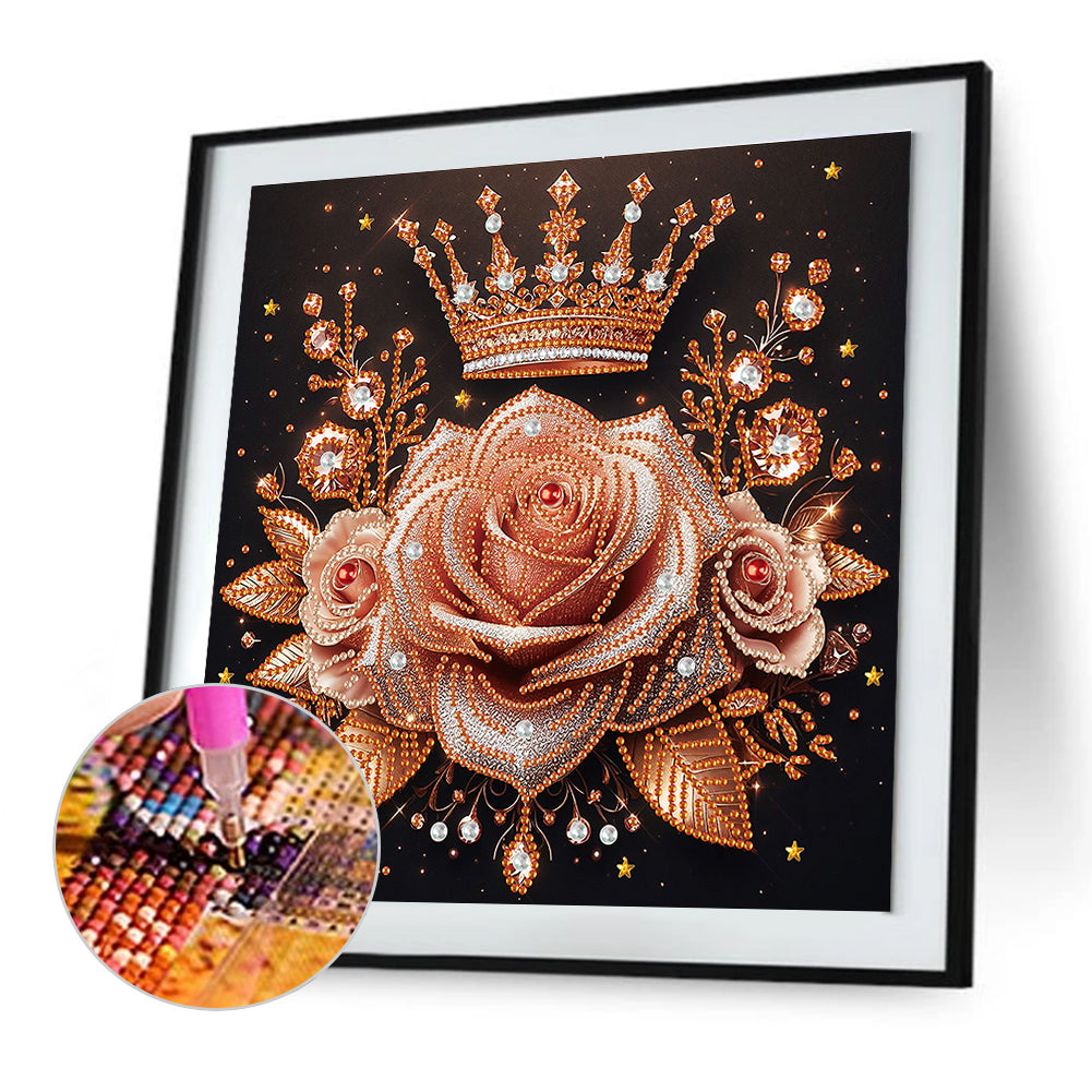 Dream Rose - Special Shaped Drill Diamond Painting 30*30CM