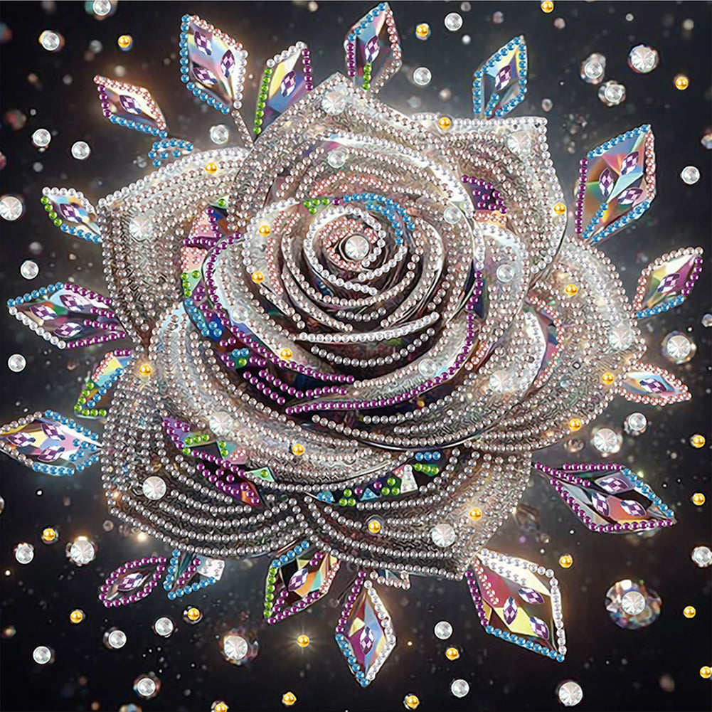 Dream Rose - Special Shaped Drill Diamond Painting 30*30CM