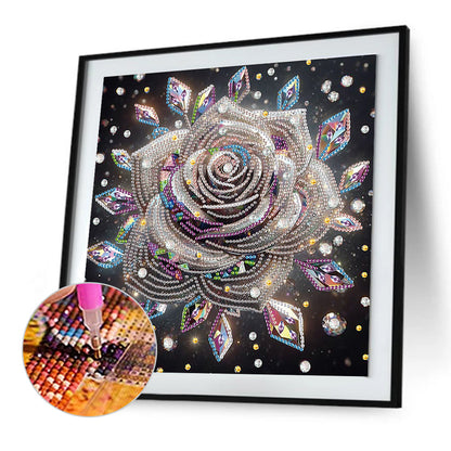 Dream Rose - Special Shaped Drill Diamond Painting 30*30CM