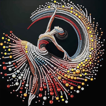 Elegant Dancing Woman - Special Shaped Drill Diamond Painting 30*30CM