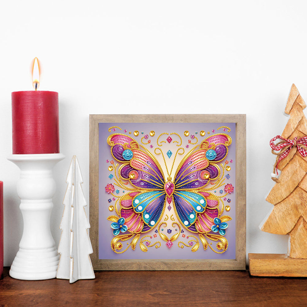 Butterfly - Special Shaped Drill Diamond Painting 30*30CM