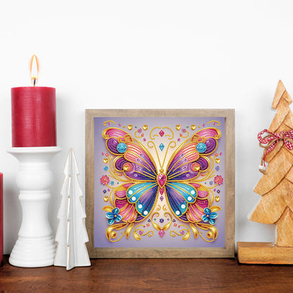 Butterfly - Special Shaped Drill Diamond Painting 30*30CM