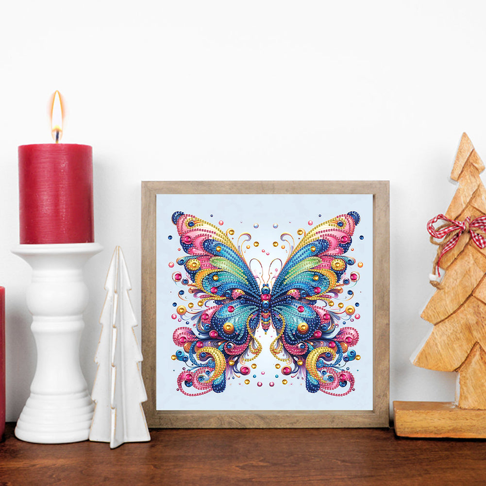 Butterfly - Special Shaped Drill Diamond Painting 30*30CM