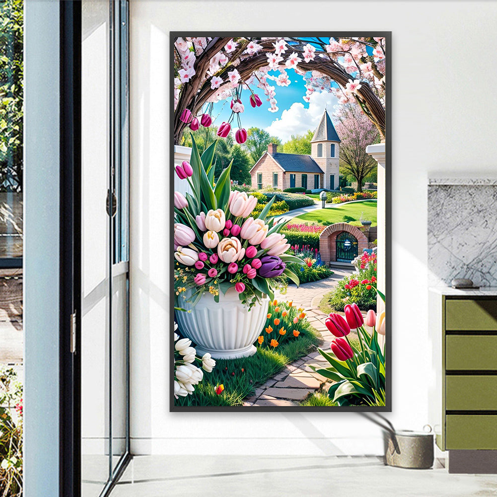 House - Full Square Drill Diamond Painting 40*70CM