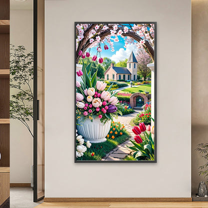 House - Full Square Drill Diamond Painting 40*70CM