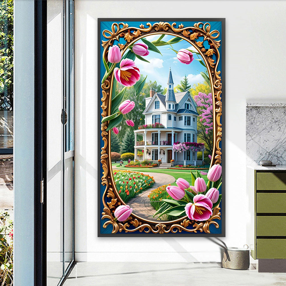 House - Full Square Drill Diamond Painting 40*70CM