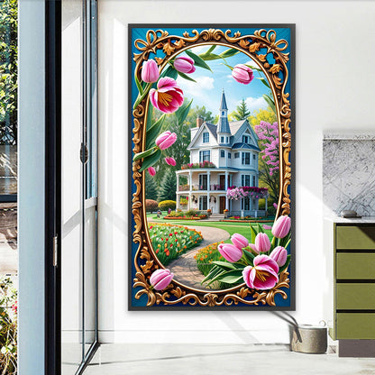 House - Full Square Drill Diamond Painting 40*70CM