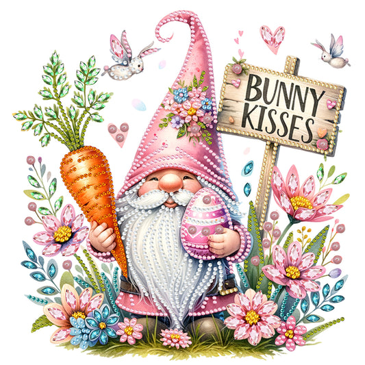Easter Gnome - Special Shaped Drill Diamond Painting 30*30CM