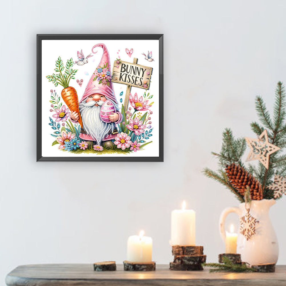 Easter Gnome - Special Shaped Drill Diamond Painting 30*30CM