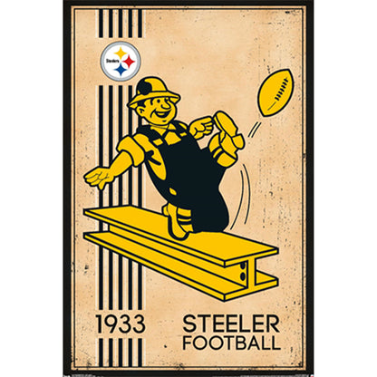 Pittsburgh Steelers Olive - Full Round Drill Diamond Painting 30*45CM