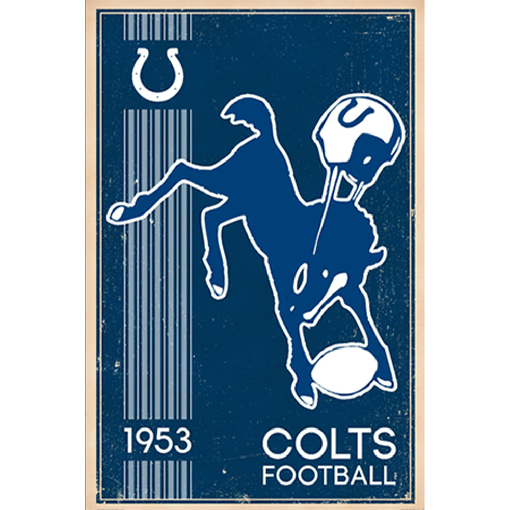 Indianapolis Colts Olive - Full Round Drill Diamond Painting 30*45CM